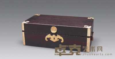 清 紫檀状元盒 长32cm宽17cm高11cm